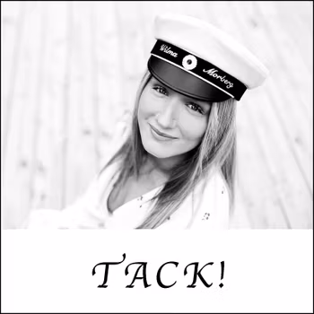 Vikta tackkort inkl. kuvert