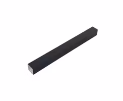 Aluminium firkantrør sort 25 x 25 mm