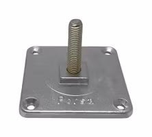 Fotplate / bordbensplate M10 sort
