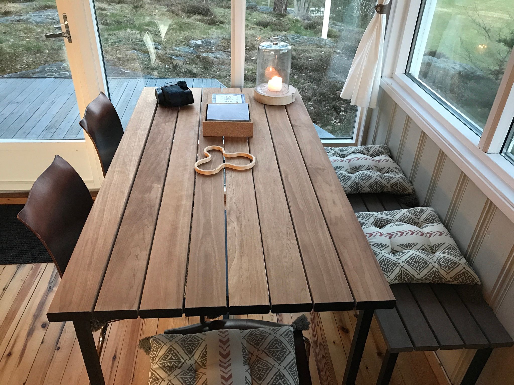 Spisebord ute og inne