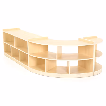 Hörnhylla till rumsavdelare - 2 fack