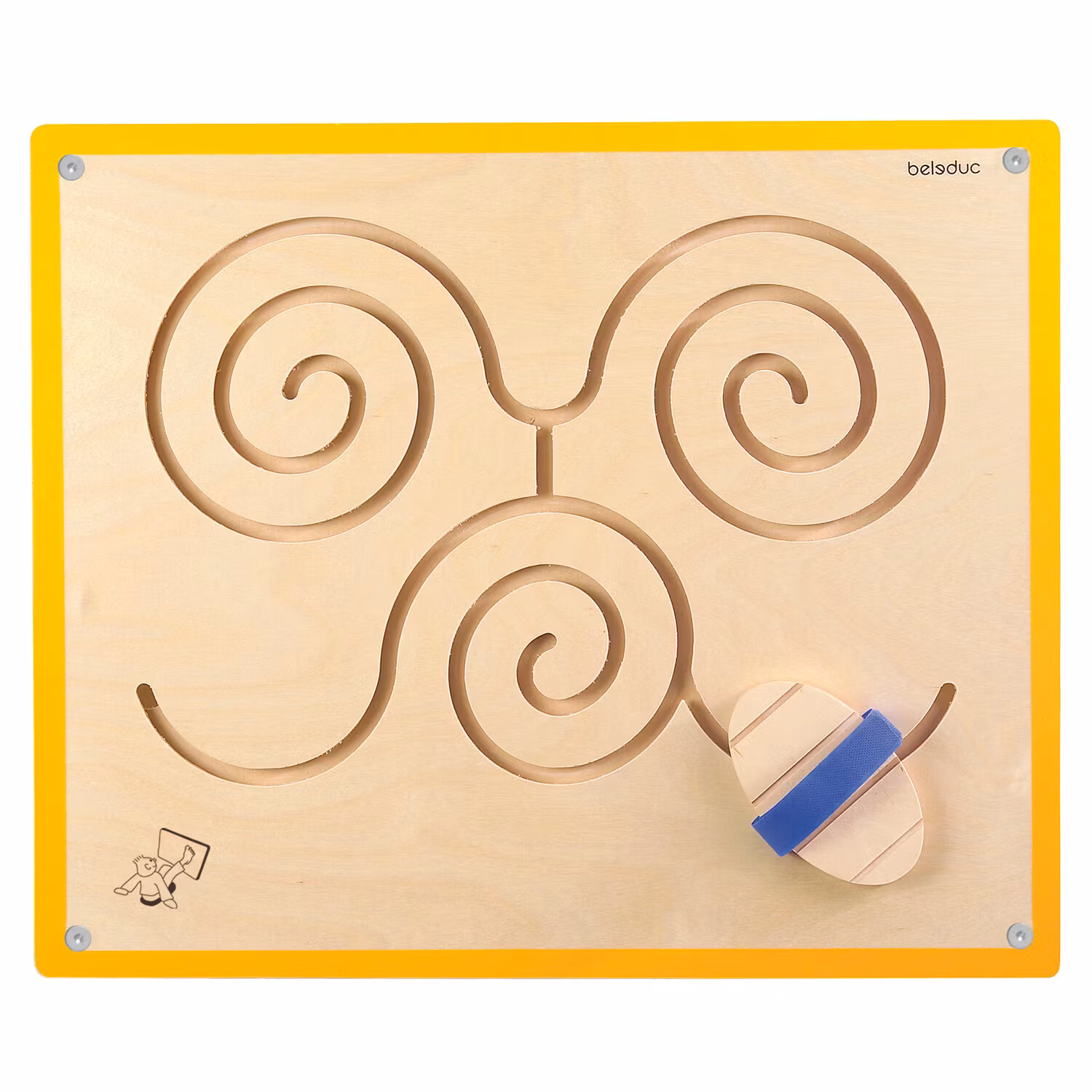 Fotlabyrint Fjäril Väggpanel