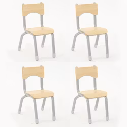 Barnstol 31 cm, 4-pack
