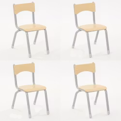 Barnstol 38 cm, 4-pack