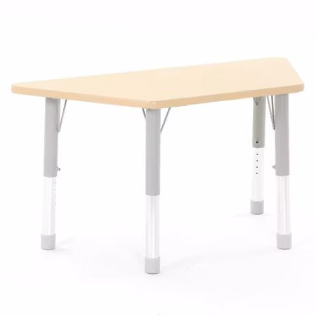 Barnbord trapetsoid, justerbar höjd