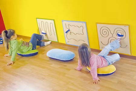 Fotlabyrint Vågor Väggpanel