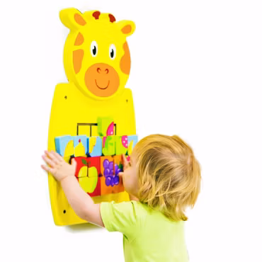 Väggpanel Giraff