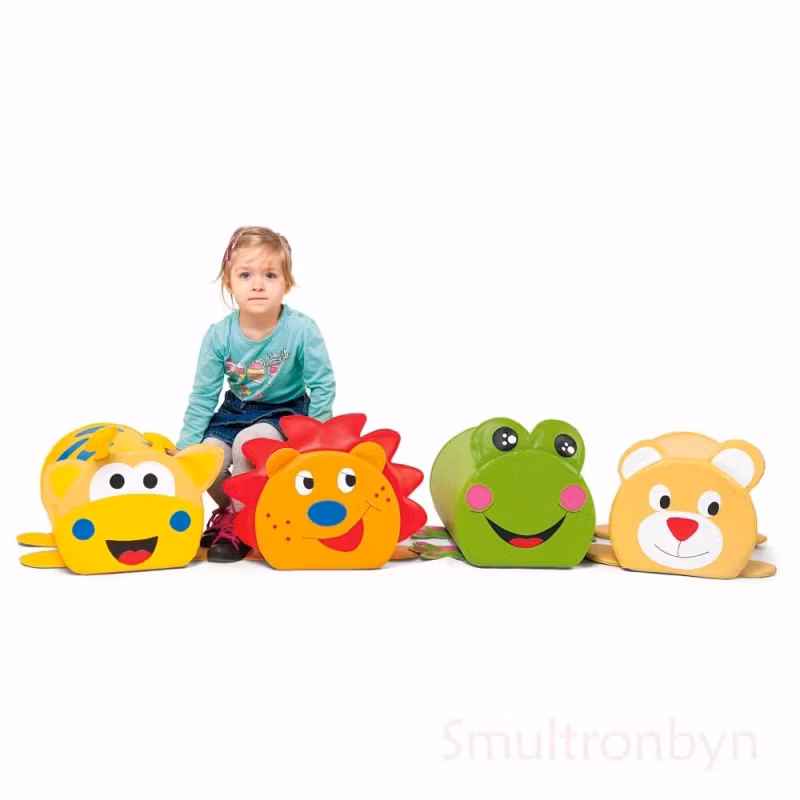 Liggande sittpuff Lejon