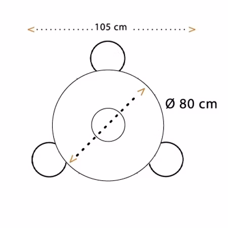 Aktivitetsbord Trio Colors