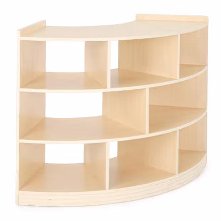 Svängd rumsavdelare - 8 fack