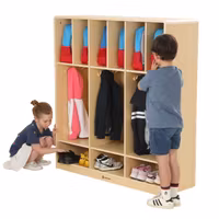 Garderob för 6 barn