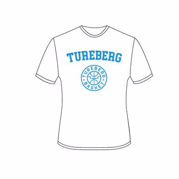 T-shirt vit, junior