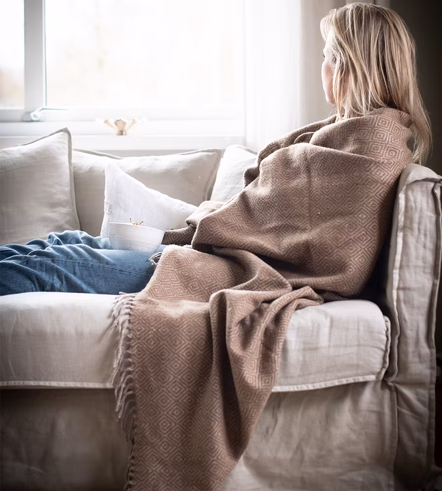 Pläd Haltjack - Gåsöga