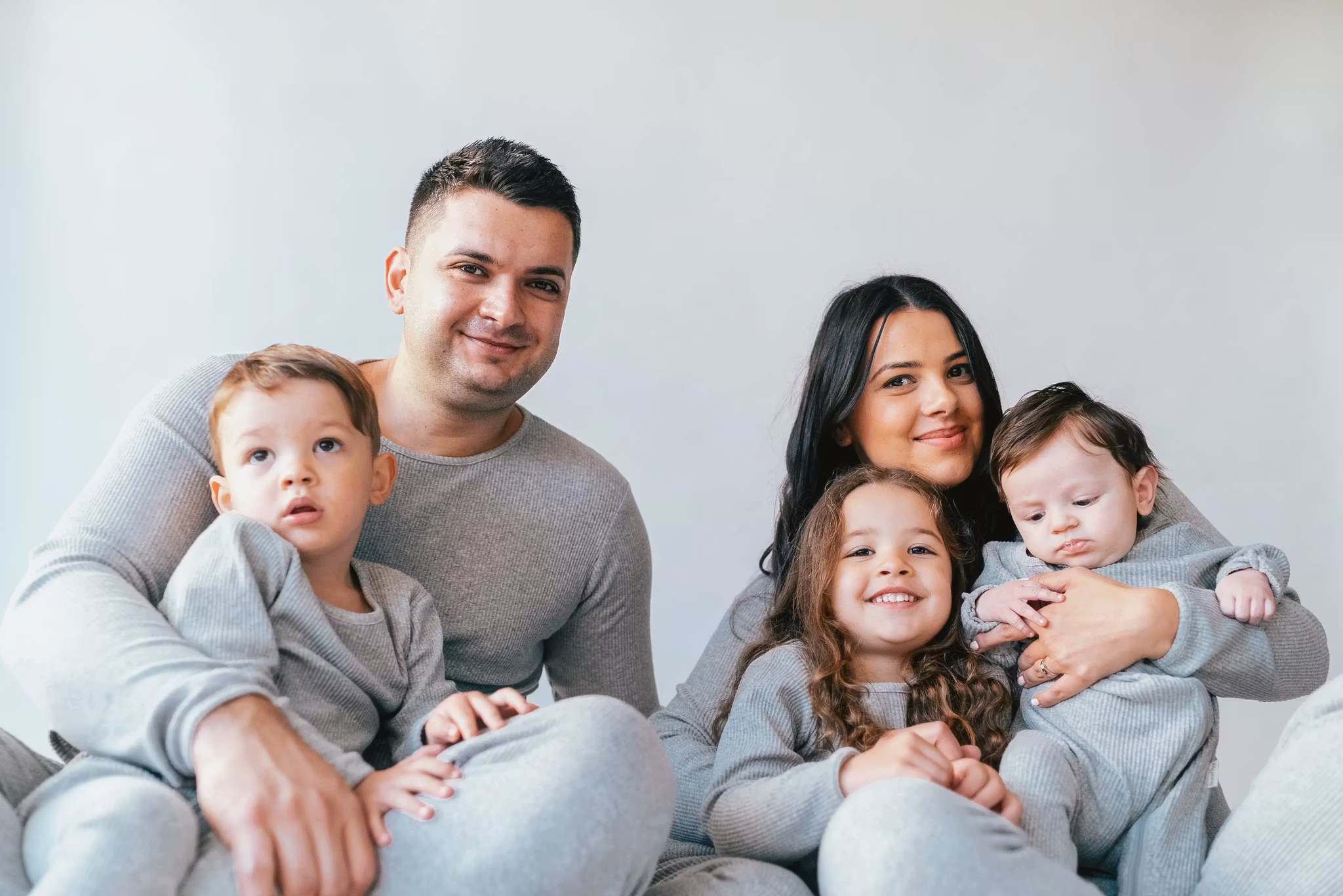 Loungewear sett, barn, Dove Grey