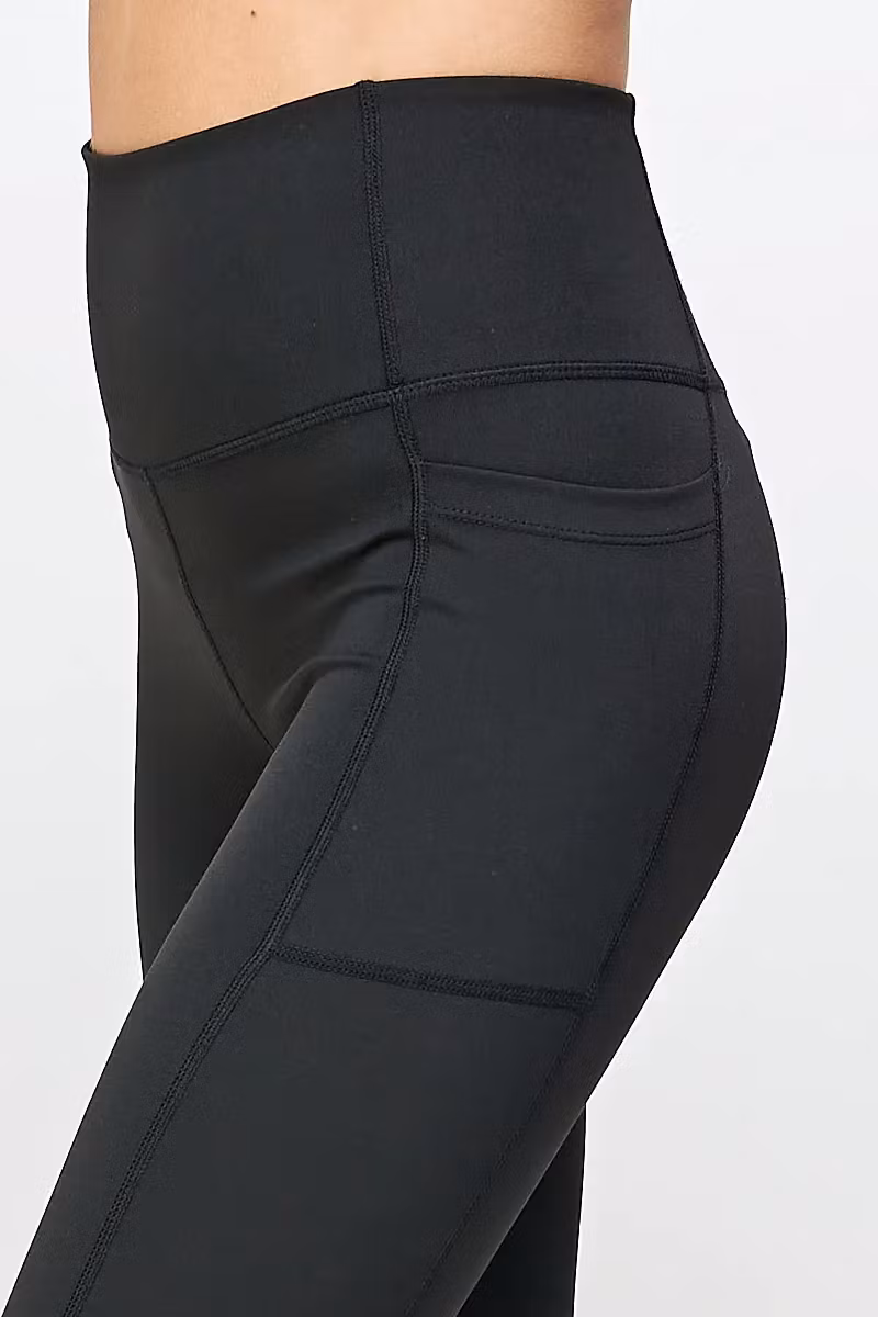 Tights m/lommer, svart
