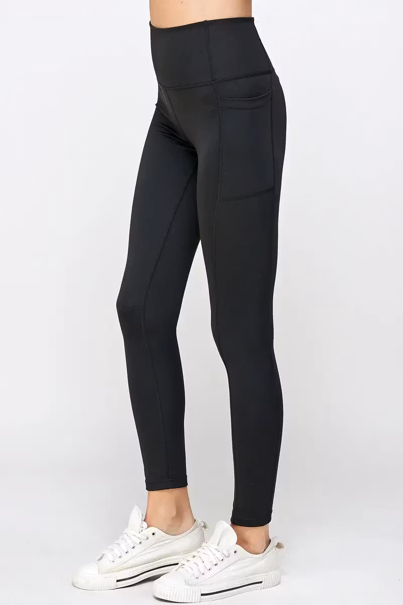 Tights m/lommer, svart