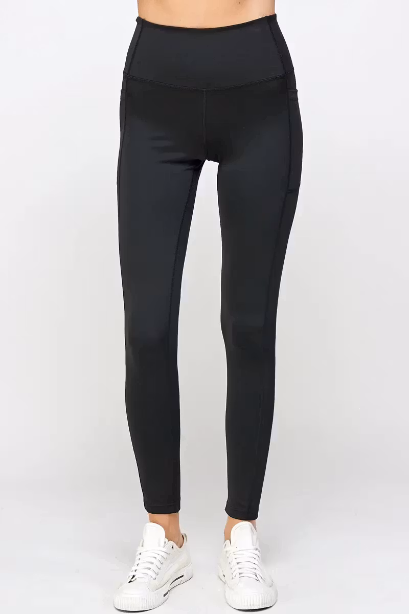 Tights m/lommer, svart