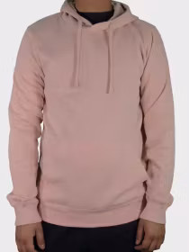 Basic Hoodie, Lys Rosa