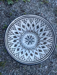Svart star mönster