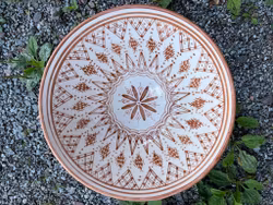 Brun star mönster