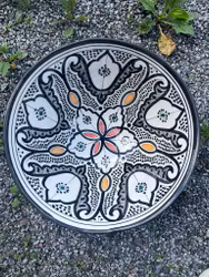 Svart multi mönster
