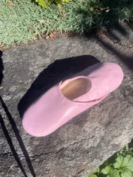 Tofflor Babouche skinn rosa