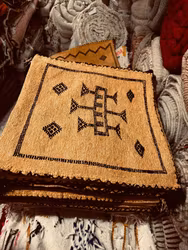 Kuddfodral i kaktussilke - Sahara Sand