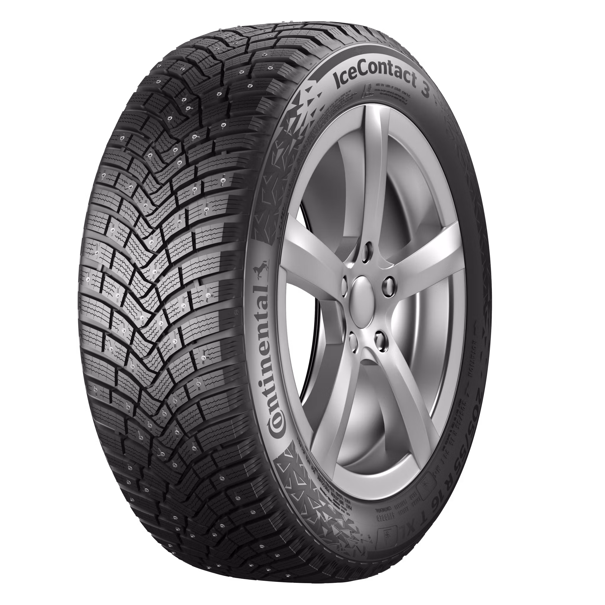 CONTINENTAL 215/50R17 95T ICECONTACT3  STUDDEDXL