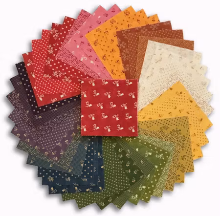 Prekutt charms og jelly rolls