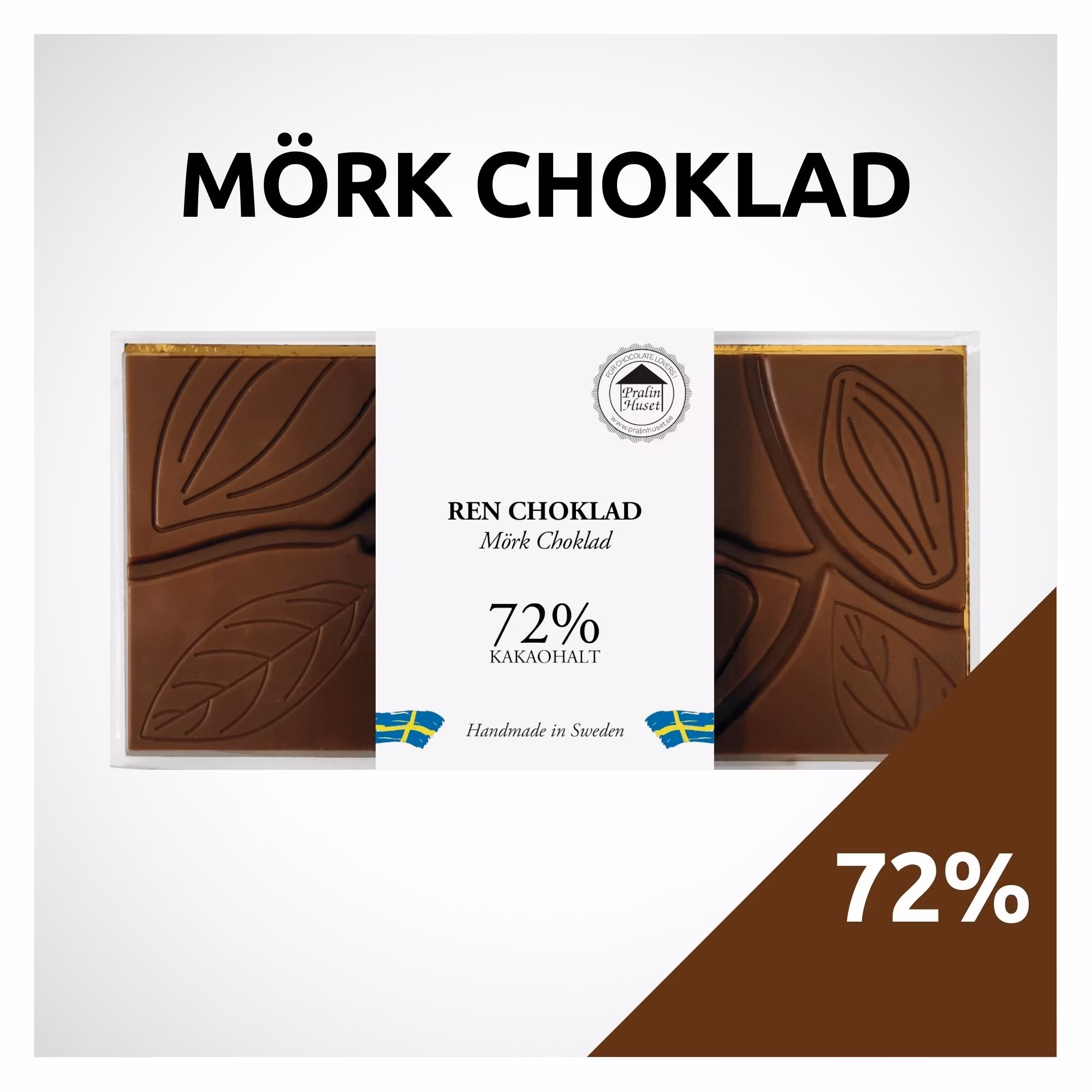 MÖRK 72% - PralinHuset Återförsäljare