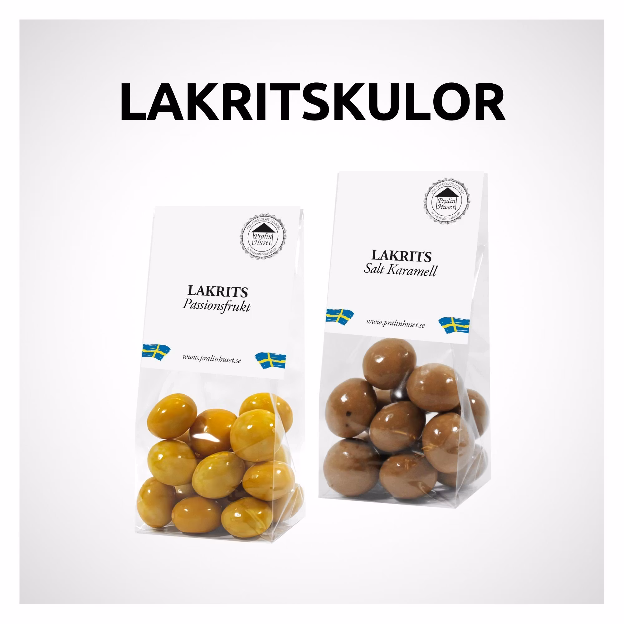 LAKRITSKULOR - PralinHuset Återförsäljare