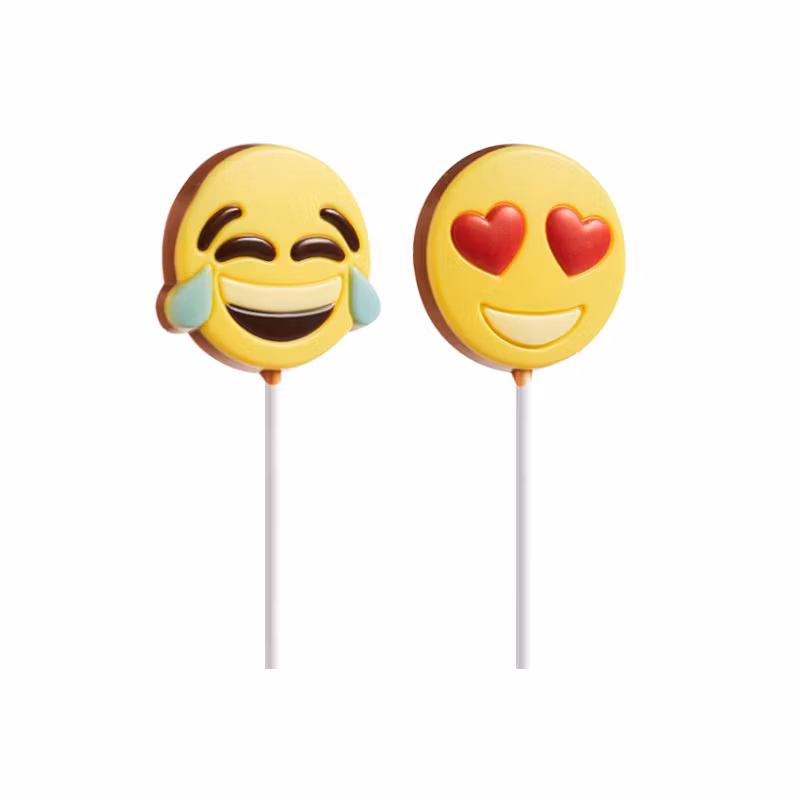 Lollipop - Smiley 25g (x 18st bl. motiv i display)