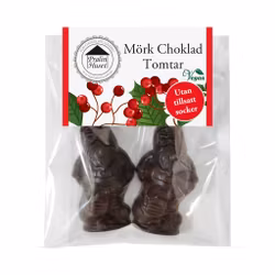 Tomtar 25g - Sockerfri Mörk Choklad (x 20st)