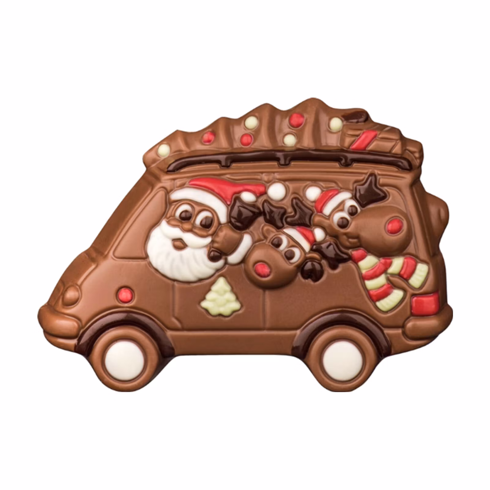 Chokladfigur - Santa in Bus 100g (x 6st)