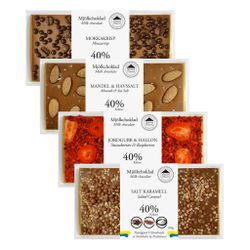 Mixlåda 4 - 40% Choklad (20st i KRT/4 sorter)