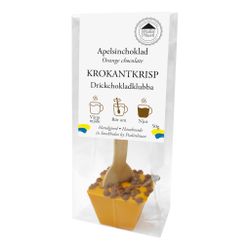 Drickchoklad - Apelsinchoklad - Krokantkrisp 50g (x 15st) SPECIAL