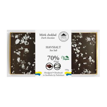 70% Choklad - Havssalt 100g (x 10st)