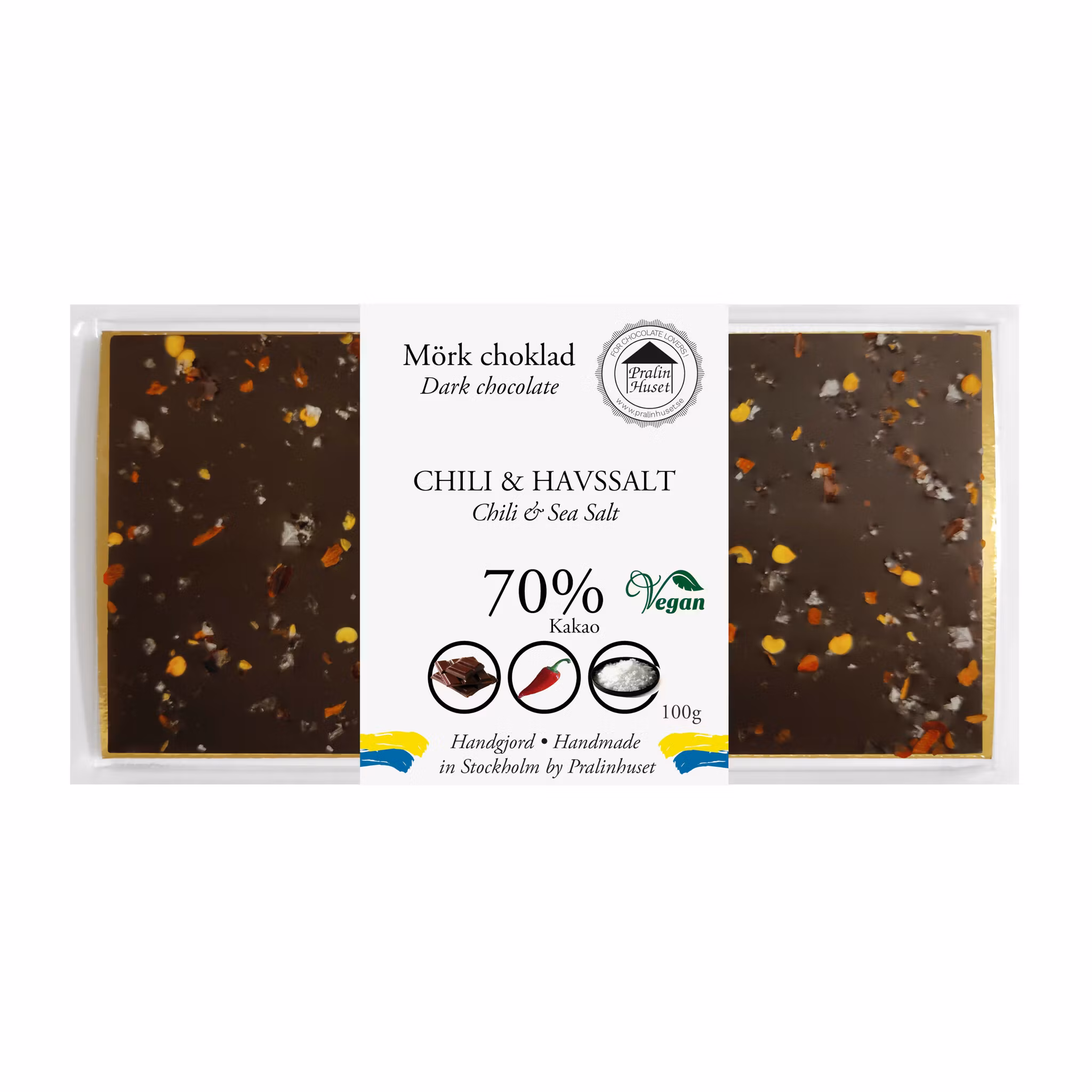 70% Choklad - Chili & Havssalt 100g (x 10st)