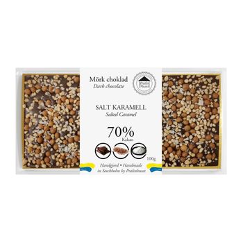 70% Choklad - Salt Karamell 100g (x 10st)