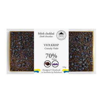70% Choklad - Violkrisp 100g (x 10st)