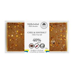 40% Choklad - Chili & Havssalt 100g (x 10st)