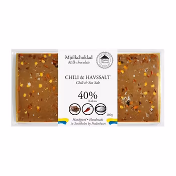 40% Choklad - Chili & Havssalt 100g (x 10st)