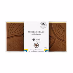 40% Choklad - Ren Choklad 100g (x 10st)