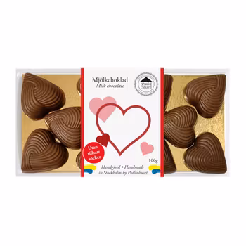 Små Hjärtan - Sockerfri 40% Choklad 100g (x 10st)