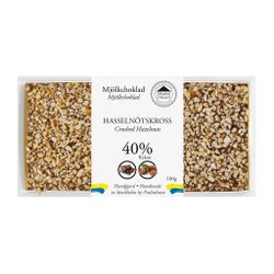 40% Choklad - Hasselnötskross 100g (x 10st)