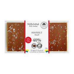 Sockerfri 40% Choklad - Havssalt 100g (x 10st)