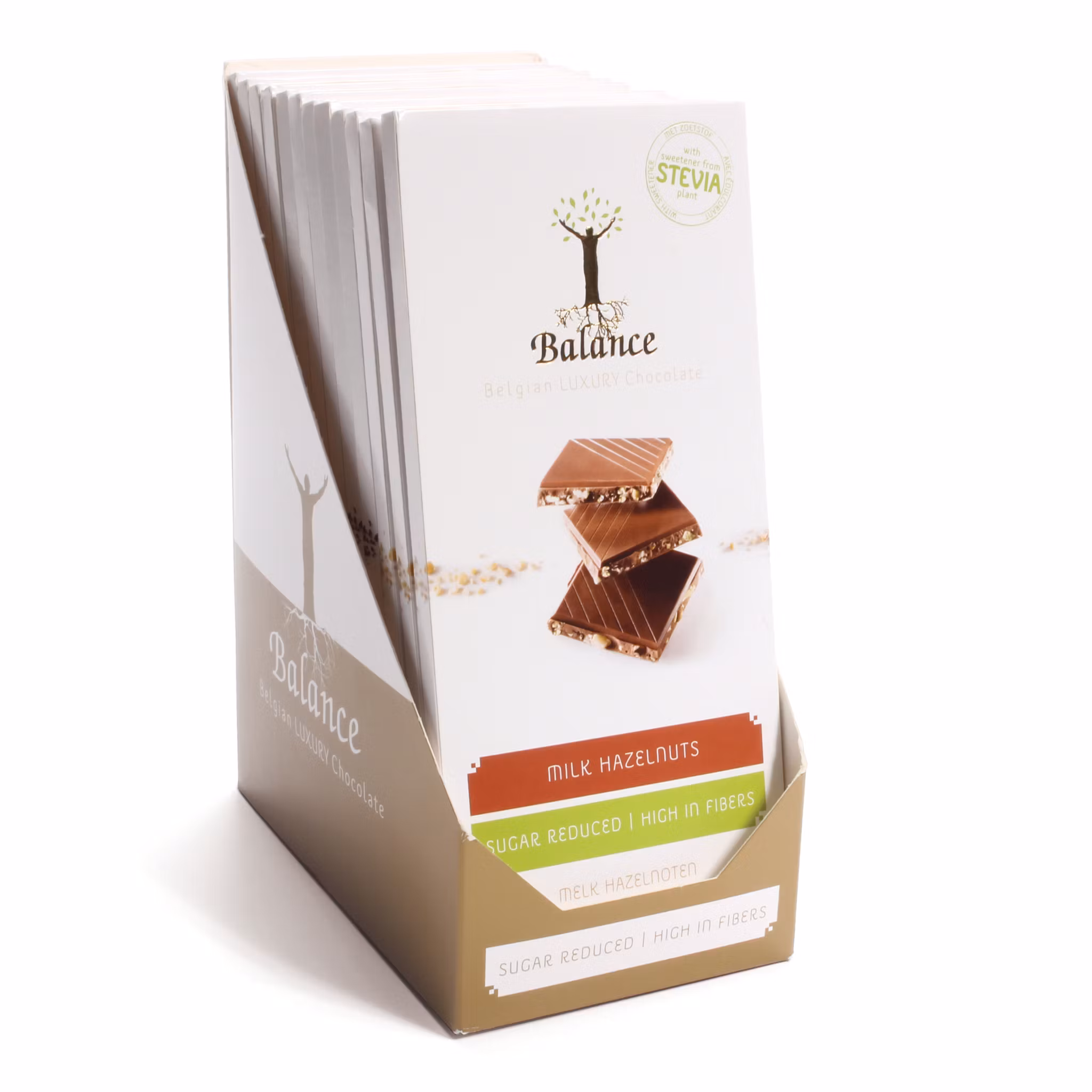 Balance Lyx Hasselnötter Ljus 85g (x 12st)