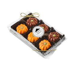 6-bitars Pumpor Flowpack 80g Guldband (x 12st)