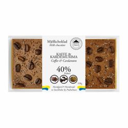 40% Choklad - Kaffe & Kardemumma 100g (x 10st)