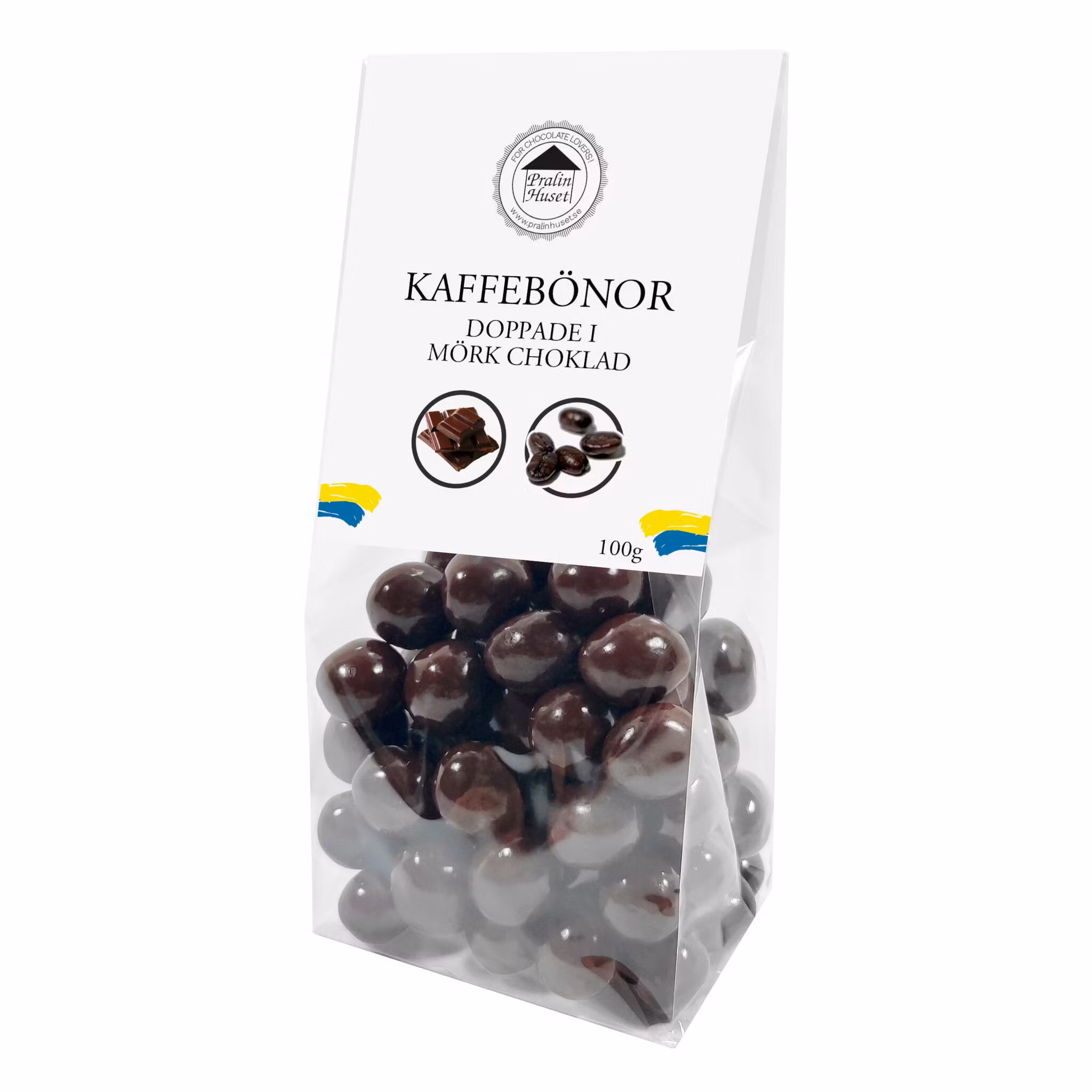 Kaffebönor 70% Choklad 100g (x 10st)